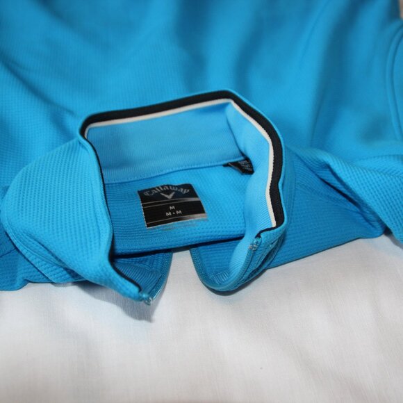 Callaway Golf 1/4 Zip Vest Sz M Blue Men’s  Pullover Sleeveless Pockets - Picture 4 of 5